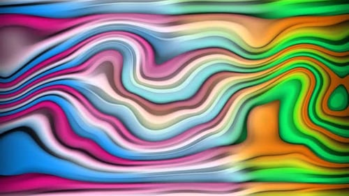 Vibrant Abstract Fluid Waves Background Motion Graphic