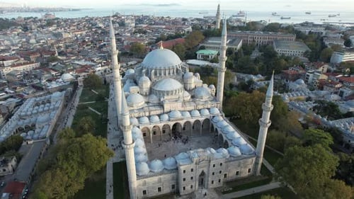 Aerial Historical Mosque