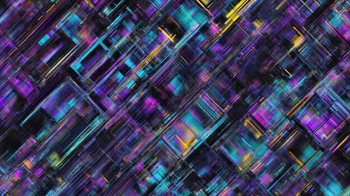 Futuristischer abstrakter digitaler Technologie-Hintergrund mit Neon