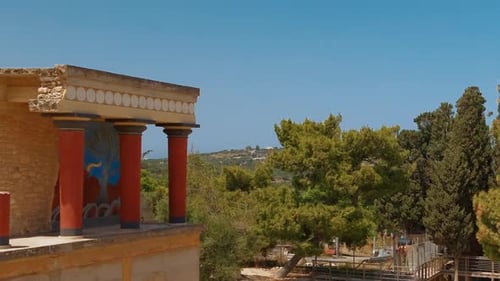 Minoan Palace of Knossos, Heraklion, Crete, Greece