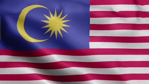 Frente de bandera de Malasia