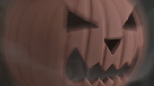 Spooky Jack-o'-Lantern with Color Changing Smoke