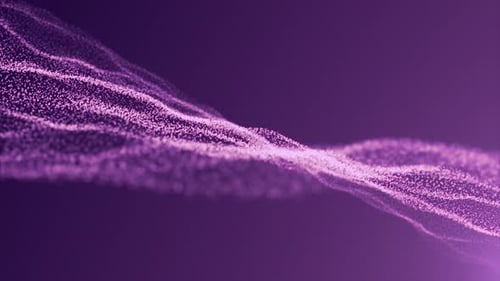 Dynamic Abstract Particle Wave Flow Background Loop