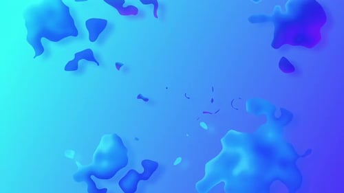 Abstract colorful liquid background animation