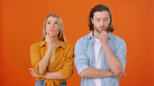 Woman and Man Have A Creative Idea