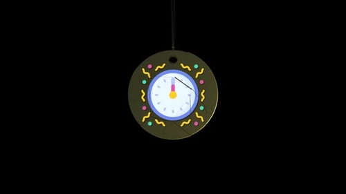 New Year's Eve Midnight Clock Countdown Reveal
