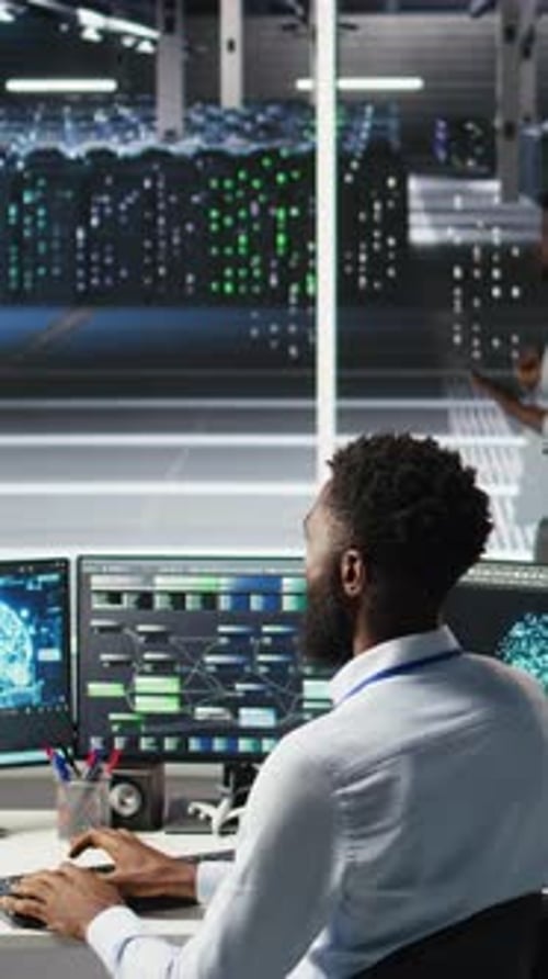 Vertical Video Data Center Admin Using Artificial Intelligence Neural Network Models