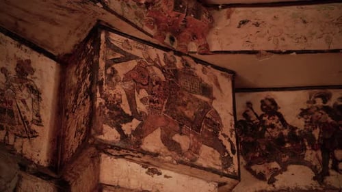 Pinturas antigas e arquitetura atemporal do Templo Gori, Nagarparkar, Paquistão