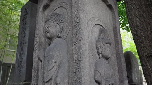 Ancient Japanese Stone Buddhas
