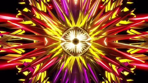 Holiday Carnival Vj Loop Background For Party Multicolored 4K