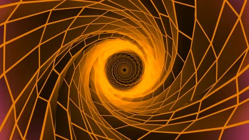 Abstract colorful twisted tunnel. Cycle action background Vj. Background with visual effect for DJ