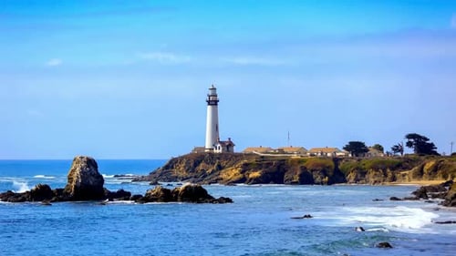 Breathtaking And Beautiful View Of Lighthouse