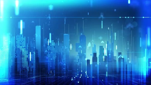Blue Corporate Background Loop