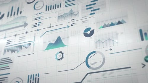 Dynamic Infographic Dashboard With Animated Charts and Data Visualizations