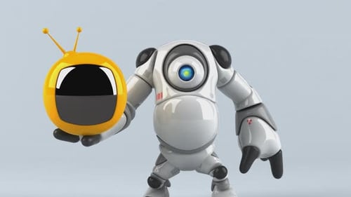 Großer Roboter - 3D-Animation