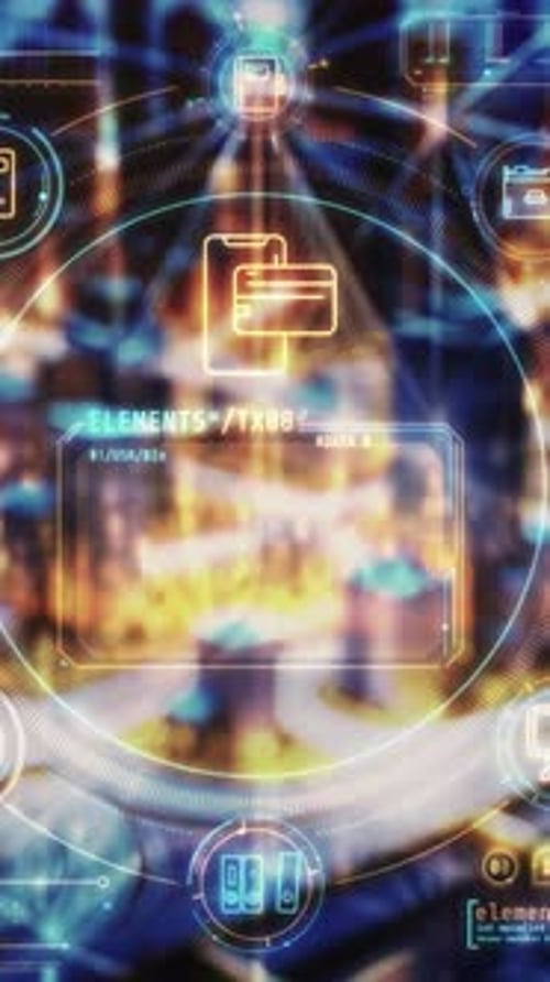 City Entwined with a Digital Web of Financial Flows