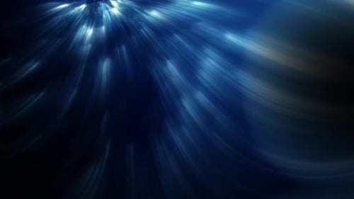 Strahlen von winzigen Scheinwerfern, blaue Streustränge