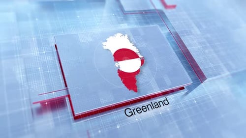Displaying The Greenland Map