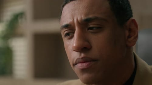 Close Up Portrait Thoughtful Doubtful African American Man Pensive Male Businessman Business