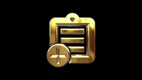 Assignment Add Golden Icon