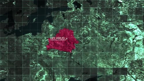 Weissrussland-Satellitenkarte