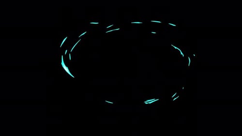Rotation circulaire en forme de tourbillon de feu