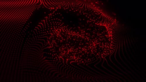 Red Particular Background