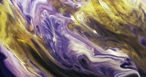 Abstract Liquid Swirls of Color and Texture