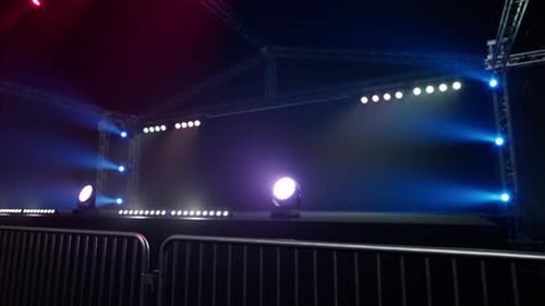 Dynamic Stage Lighting with Moving Spotlights for Events