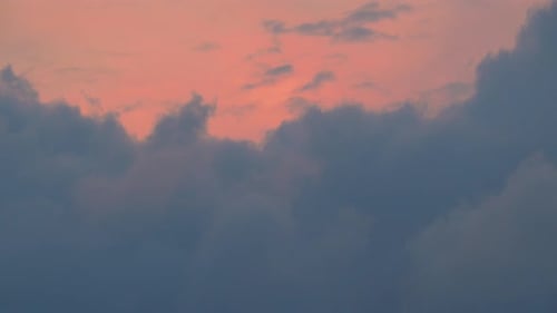 Red Sunset Sky