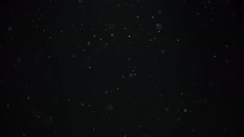 Real particles on black background