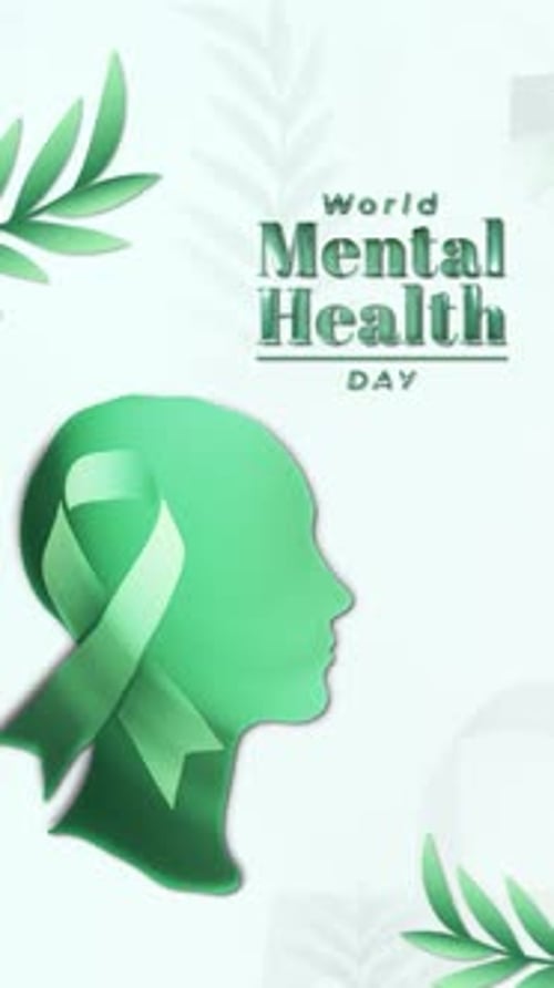 Mental Health Awareness Day Vertical Social Media Post