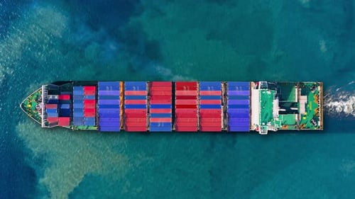 Navigating the tides of global trade with container ships at sea