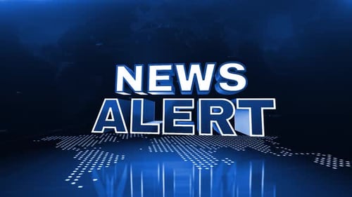 Futuristic News Alert Title Animation