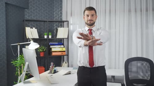 Exercises that can be done in the office. Stretching exercises.