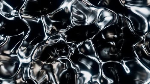 Abstract Fluid Metallic Waves Motion Background