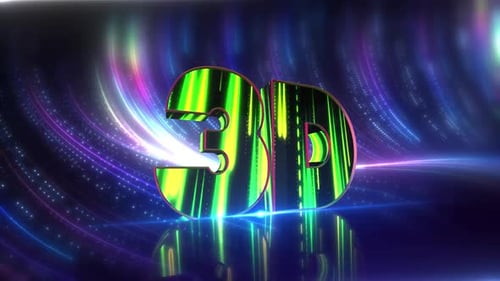 3D Futuristic Neon Text On Cybernetic Canvas