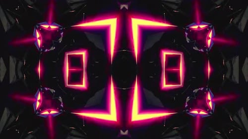El vibrante patrón geométrico de neón que gira maravillosamente crea un efecto de diseño futurista abstracto