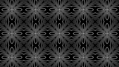 Abstrakter Flower Loop Motion-Videohintergrund
