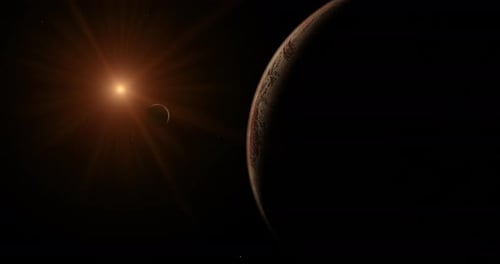 Fictitious Rocky Desert Planet