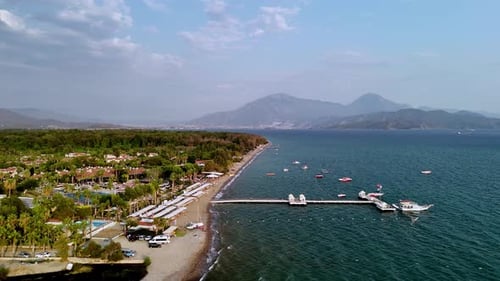 Beachfront Resort Aerial