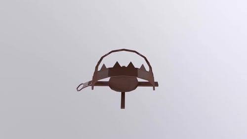 3D Animated Bear Trap Opening, Closing, and Rotating