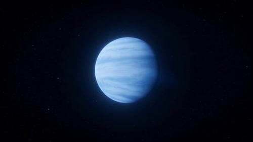 Cinematic Shot Of Uranus