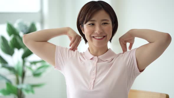 Smiling caregiver stretching, People Stock Footage ft. Smile & Helper ...