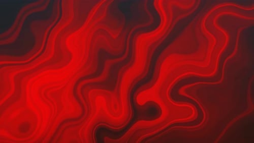 Red Abstract Fluid Wavy Loop Background
