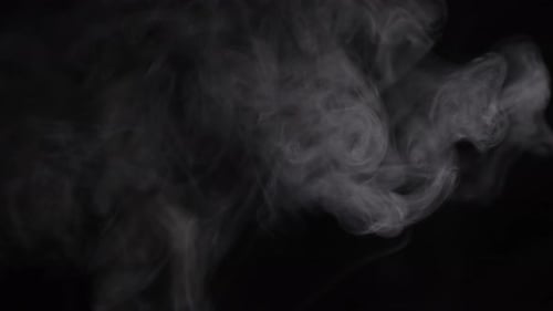 Realistic Dynamic Smoke Cloud Element Animation
