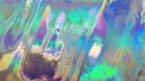 Iridescent Fluid Abstract Motion Background