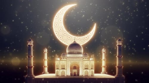 Eid Mubarak Loop im Hintergrund 4K