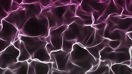 Glowing Abstract Digital Wave Particle Motion Background