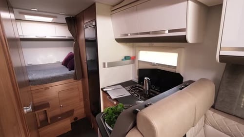 Inside a Modern Recreational Vehicle RV